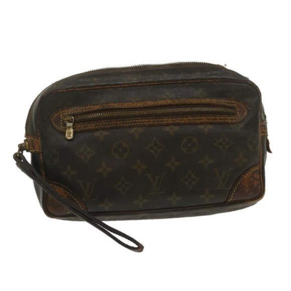 Louis Vuitton Monogram Marly Dragonne GM M51825 Clutch💥PRICE DROP💥 - Picture 1 of 11